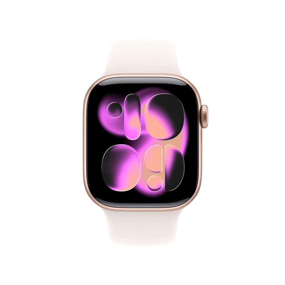 Apple Watch Series 11 46mm Gps Gold Rose Sport Band M/L - light Blush